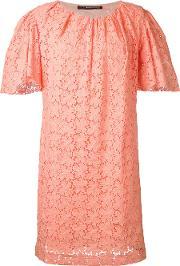 Embroidered Dress Women Cotton 46, Women's, Pinkpurple