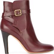 Michel Vivien Karluz Boots Women Leather 41, Pinkpurple 