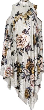 Floral Embroidered Shift Dress 