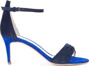 Mara Sandals Women Suedeleather 39.5, Blue
