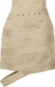 Asymmetric Fitted Skirt 