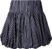 Striped Skirt Women Silk 6, Women's, Black