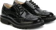 Montelpare Tradition Lace Up Shoes Kids Calf Leatherpig Leatherrubber 36, Black 