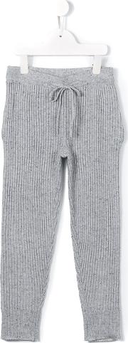 Casual Speckled Trousers Kids Cashmerevirgin Wool 8 Yrs, Grey