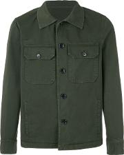 Military Shirt Jacket Men Cotton 50, Green