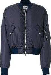 Padded Bomber Jacket With Applique 