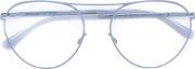 Rounded Glasses Unisex Metal Other
