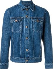 'livingstone' Denim Jacket Men Cotton Xl, Blue