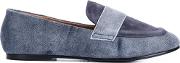 'claude' Distressed Loafers Women Nappa Leatherleather 10, Grey