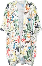 Butterfly Print Kimono Jacket 