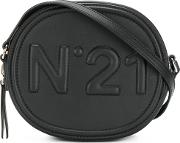 No21 Logo Crossbody Bag Women Leather One Size, Black 