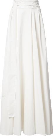 'vine' Pleated Skirt Women Cotton 6, Women's, White
