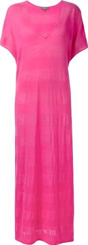 N.peal V Neck Dress Women Cashmere S, Pinkpurple 