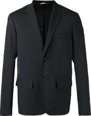 Classic Blazer Men Cuproviscosevirgin Wool 50, Black