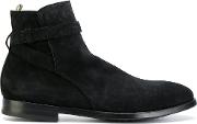 Officine Creative Ankle Boots Men Leathersuederubber 42.5, Black 