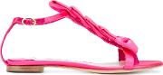 'delicate' Sandals Women Leather 39, Pinkpurple