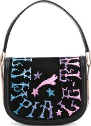 Olympia Le Tan Griffin Embr Carson Shoulder Bag Women Leathersuedebrass One Size, Black 