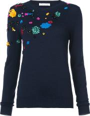 Abstract Sequined Jumper 