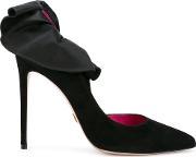 Adele Ruffle Trimmed Pumps Women Leathersuede 36.5
