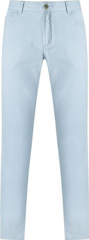 Slim Fit Jeans Men Cottonspandexelastane 44, Blue