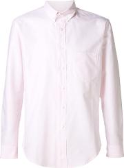 Chest Pocket Shirt Men Cotton 50, Pinkpurple
