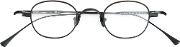 'rome C1' Glasses Unisex Metal Other One Size, Black