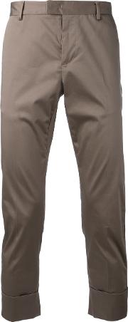 Tailored Trousers Men Cottonspandexelastane 44, Grey