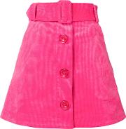 Belted Mini Skirt 