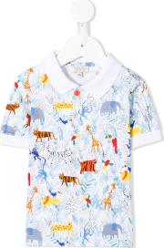 Animal Print Polo Shirt 