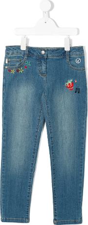 Embroidered Details Jeans 
