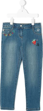 Embroidered Details Jeans 