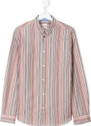 Paul Smith Junior Striped Poplin Shirt Kids Cotton 14 Yrs 