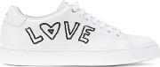 Paul Smith 'love' Low Top Sneakers Men Leatherrubber 6, White 