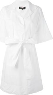 Wide Arm Shirt Dress Women Cottonspandexelastane 44, White