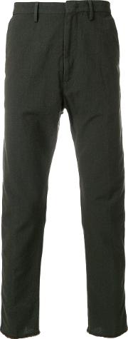 Pence Contrast Side Stripe Trousers Men Cottonvirgin Wool 44, Grey 
