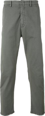 Regular Trousers Men Cottonspandexelastane 46, Grey