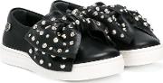 Studded Bow Sneakers 
