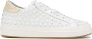Studded 'lakers' Low Top Sneakers Women Leatherfoam Rubber 36, White