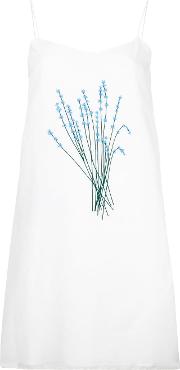 1961 Floral Embroidered Slip Dress 