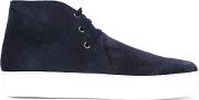 1961 Hi Top Sneakers Men Leathercalf Suederubber 44, Blue