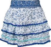 'bibi' Mini Skirt Women Cotton Xs, White