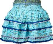 'bibi' Skirt Women Cotton L, Women's, Blue