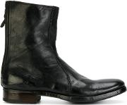 Premiata Lux Boots Men Leather 42, Black 