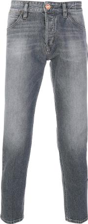 Pt05 Straight Leg Jeans Men Cottonspandexelastane 31, Grey 