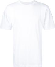 Crewneck T Shirt Men Cotton M, White