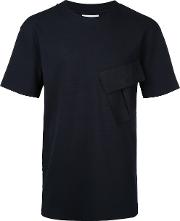 Crewneck T Shirt Men Nylonpolyesterspandexelastanerayon L, Black
