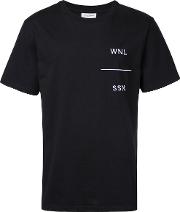 Public School Embroidered T Shirt Men Cotton S, Black 