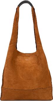 'walker' Shopper Tote Bag Women Leather One Size, Brown