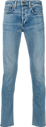 Classic Skinny Jeans Men Cotton 32, Blue