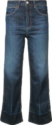 Rag & Bone jean Clermont Bootcut Cropped Jeans Women Cottonpolyurethane 26, Blue 